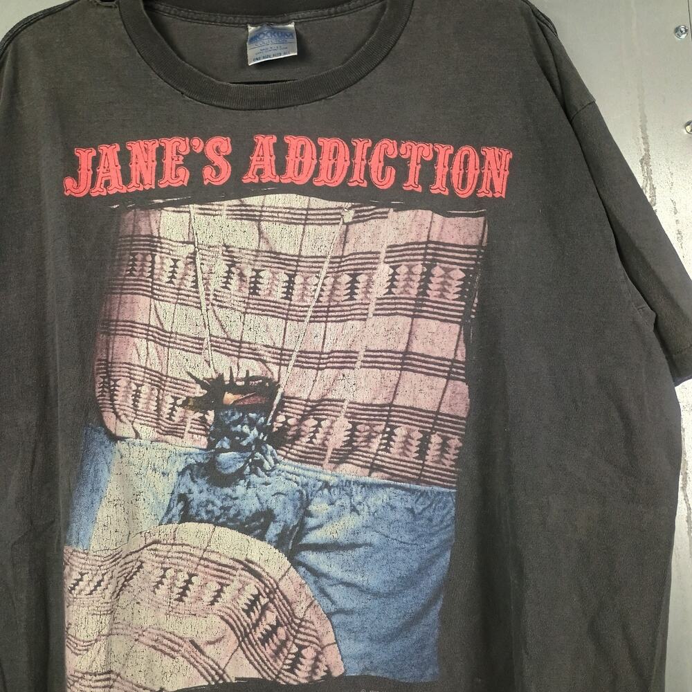 Janes Addiction Vintage 90s Distressed Shirt XL Brockum Faded Grunge Alt Rock